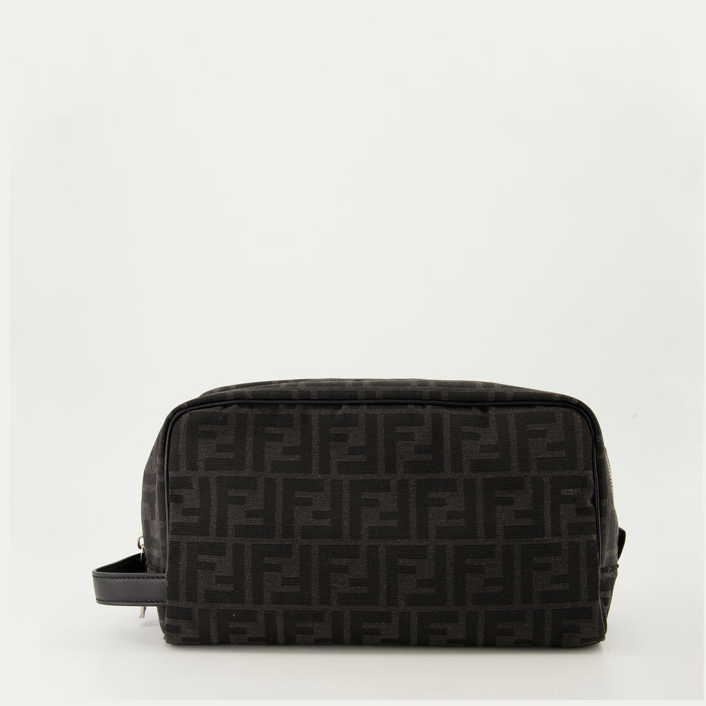 Pouches Trousse de toilette FF Fendi Black Homme