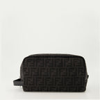 Pouches Trousse de toilette FF Fendi Black Homme
