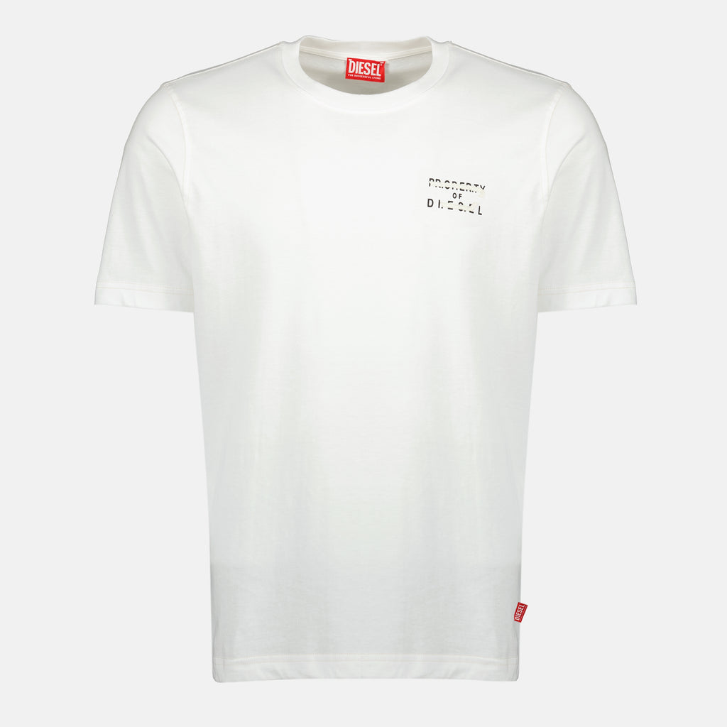 T-shirts T-Shirt T-Adjust-V5 Weiß Diesel Blanc Homme