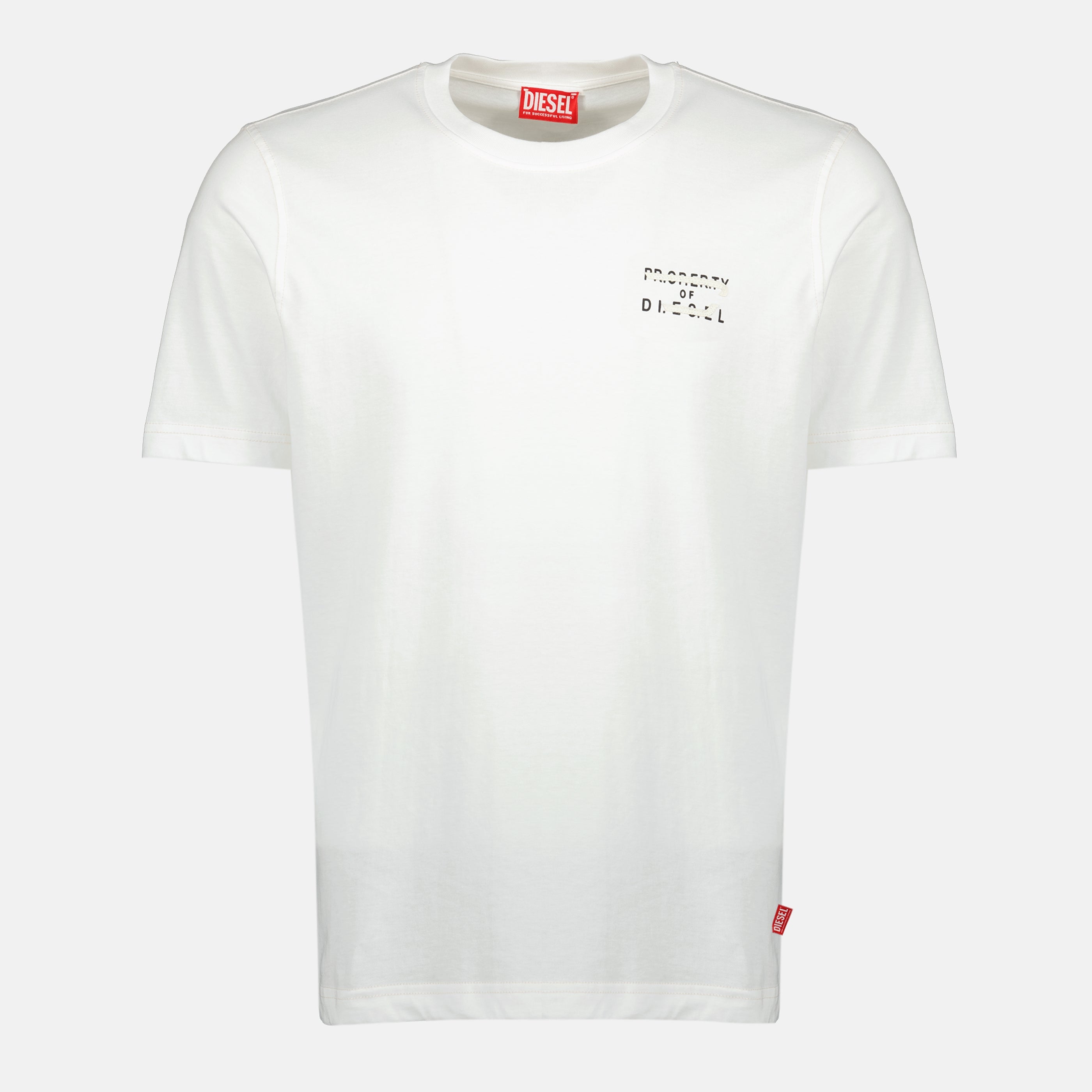 T-shirts T-Shirt T-Adjust-V5 Weiß Diesel Blanc Homme