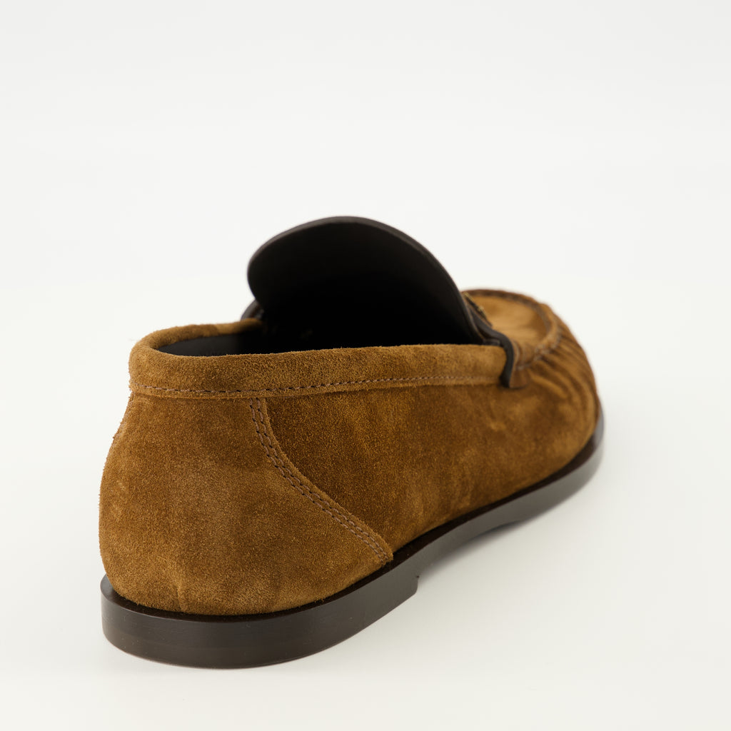 Imagen de los mocasines Laurent de la marca Saint Laurent para Hombre - Temporada Otoño-Invierno 2025 - Vista trasera
