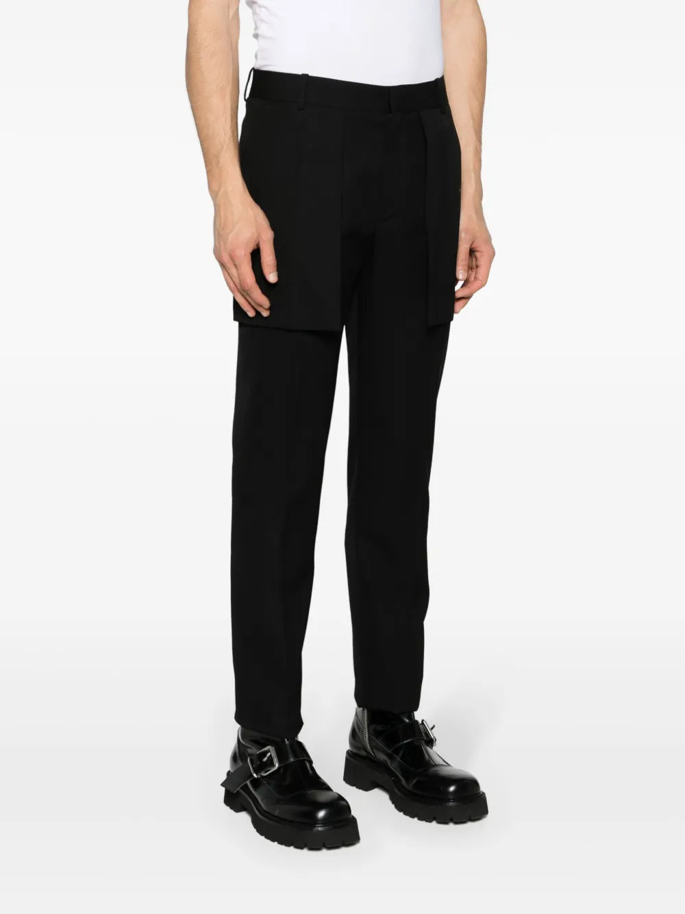 Pantaloni Pantaloni con Tasche Visibili Alexander McQueen Nero Homme