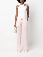 Pants Pleated Pants Coperni Pink Women