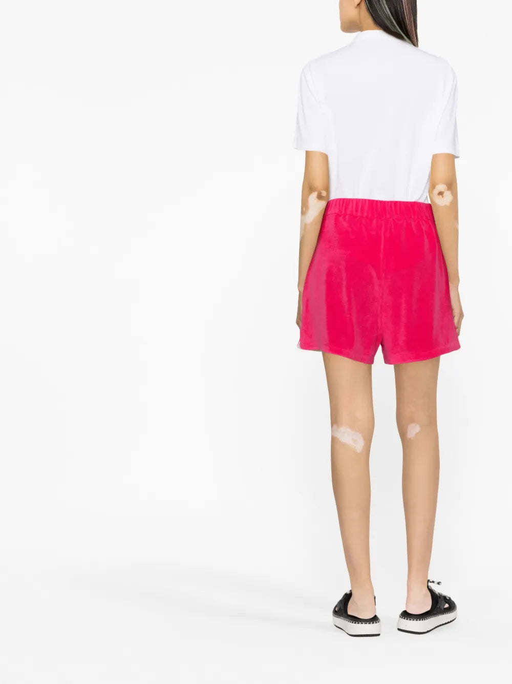 Shorts Terry cotton shorts Moncler Pink Women