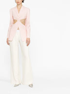 Vestes Veste ajustée à découpes torsadées Coperni Rose Femme