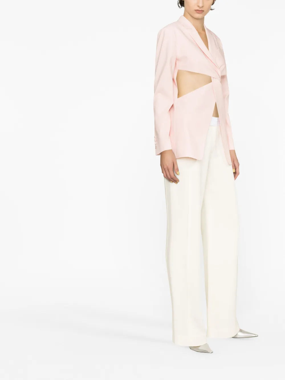 Vestes Veste ajustée à découpes torsadées Coperni Rose Femme