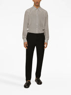 Pantaloni Pantaloni Plissettati Dolce & Gabbana Nero Homme