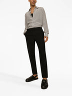 Pantaloni Pantaloni Plissettati Dolce & Gabbana Nero Homme