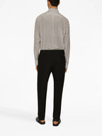 Pantaloni Pantaloni Plissettati Dolce & Gabbana Nero Homme