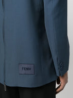 Jackets Blazer Jacket Fendi Dark blue Homme