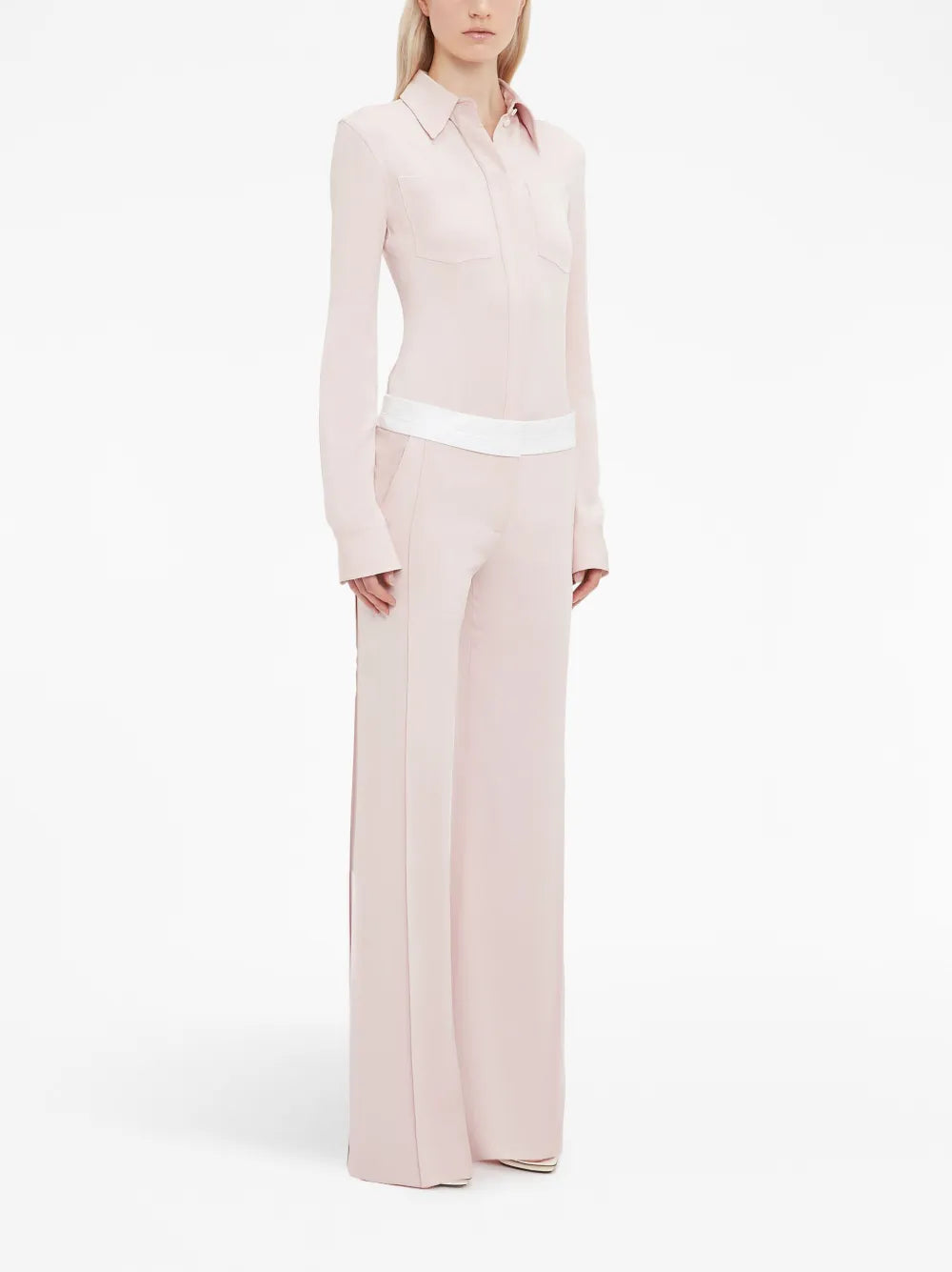 Pants Pleated pants Victoria Beckham Pink Women