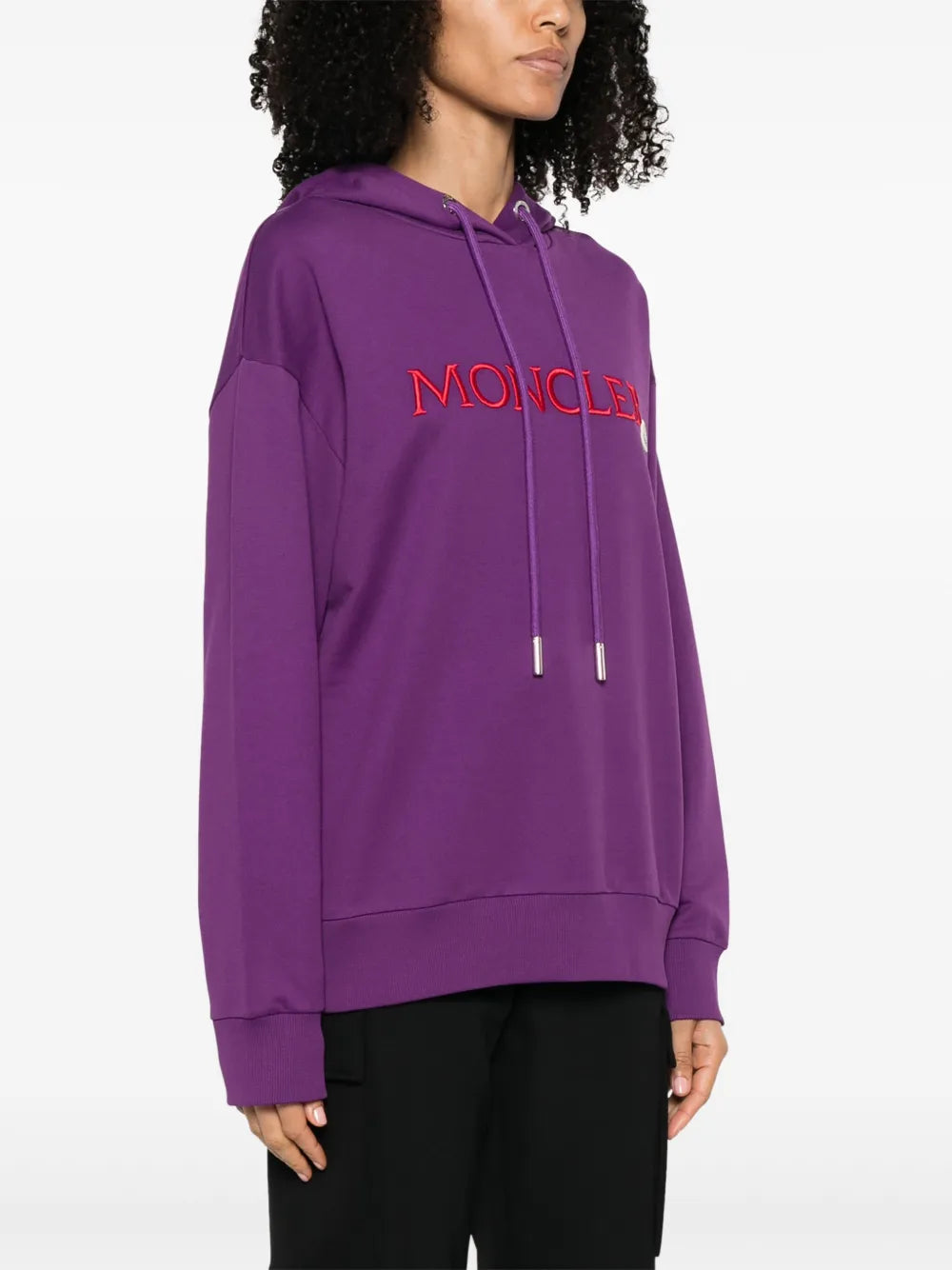 Sudaderas Sudadera con Doble Logo Moncler Púrpura Femme