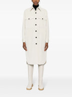 Abrigos Abrigo Largo de Plumón Vanay Moncler Grenoble Beige Femme