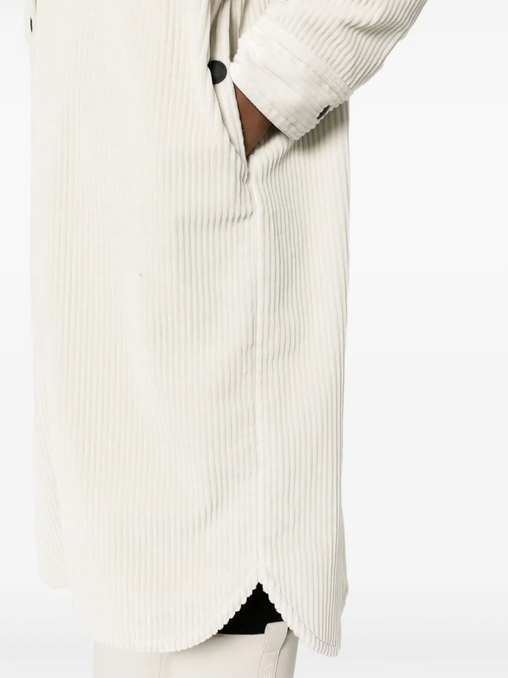 Abrigos Abrigo Largo de Plumón Vanay Moncler Grenoble Beige Femme