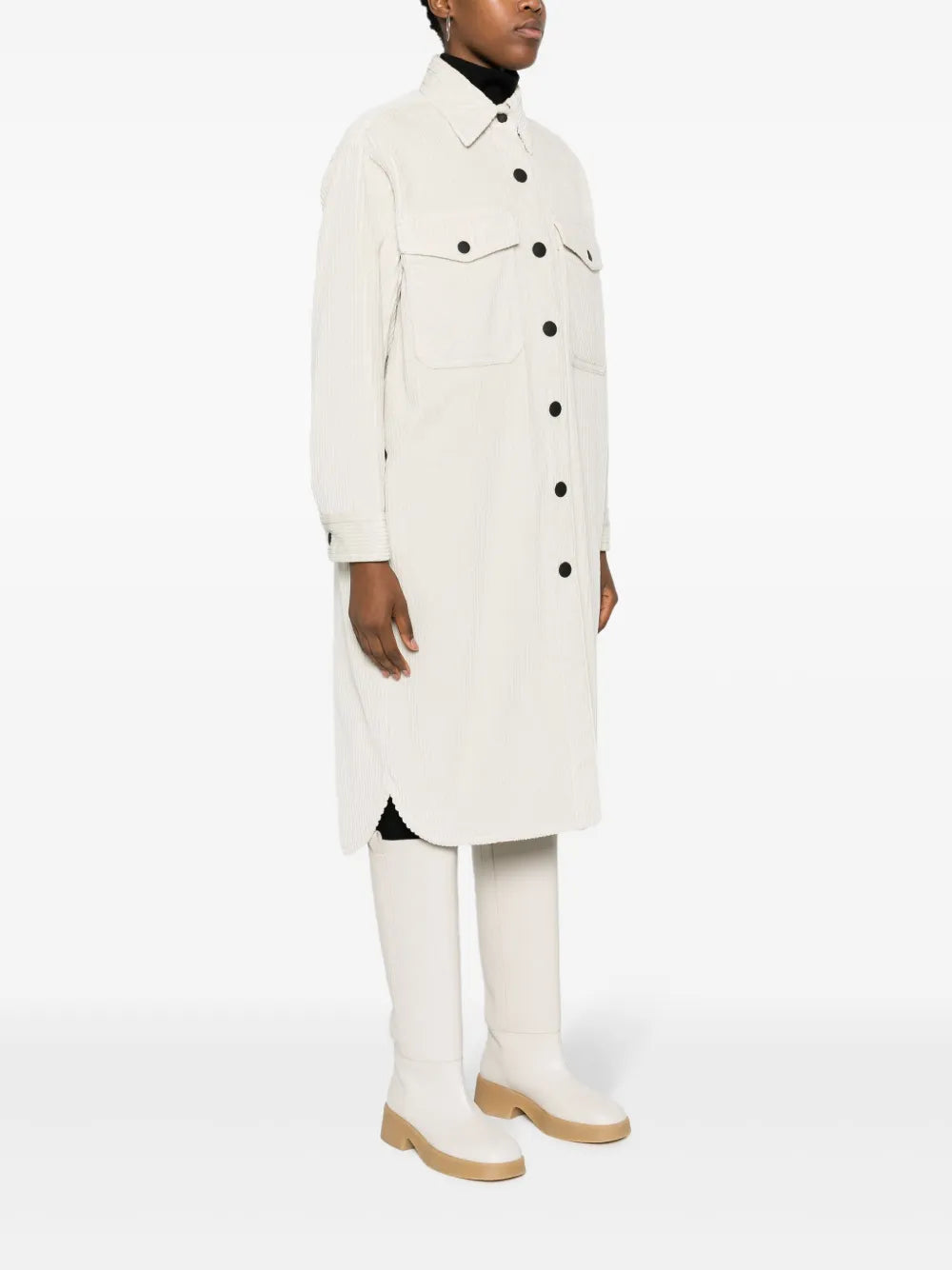 Abrigos Abrigo Largo de Plumón Vanay Moncler Grenoble Beige Femme