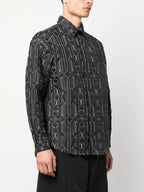 Hemden Gep quiltetes Hemd Palm Angels Grau Homme