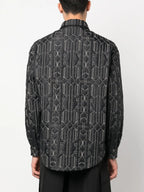 Hemden Gep quiltetes Hemd Palm Angels Grau Homme