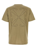 T-shirts Off Stitch T-shirt Off-White Beige Man
