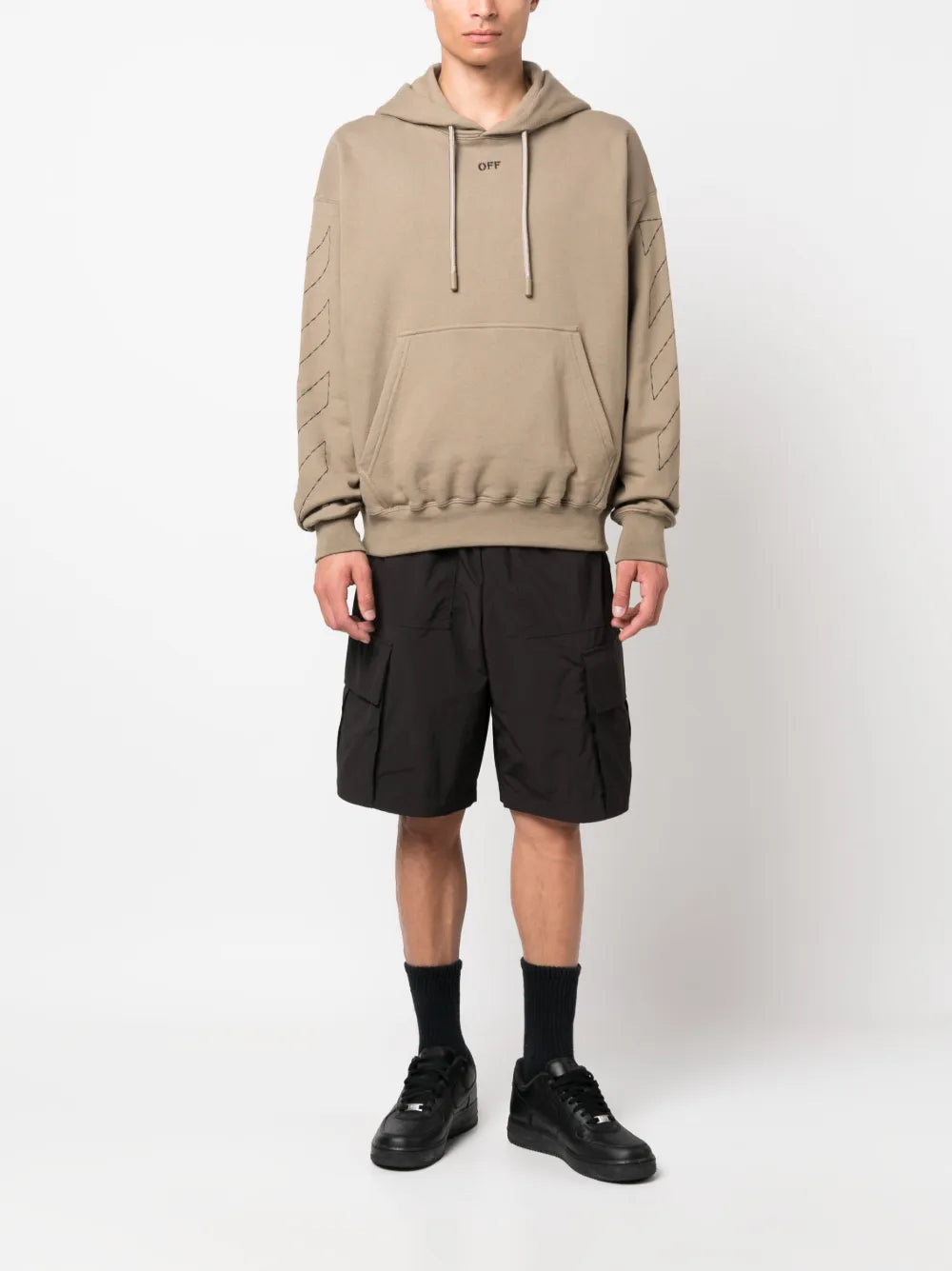 Felpe Felpa Off Stitch Off-White Beige Homme