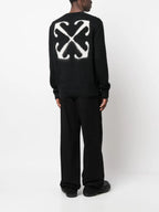 Maglieria Maglione Mohair Arrow Off-White Nero Homme
