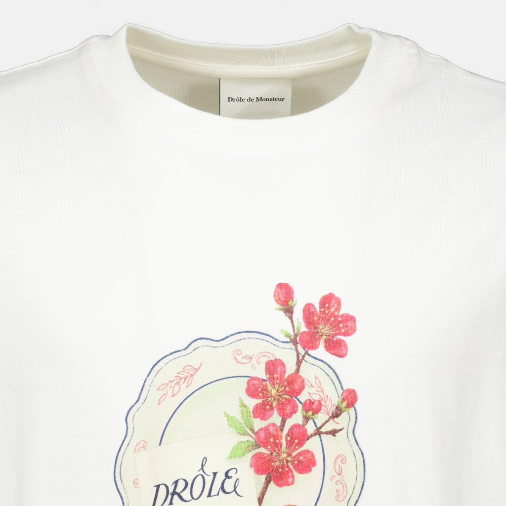 T-shirts Camiseta Blanca Porcelana Divertida Drole De Monsieur Blanc Homme