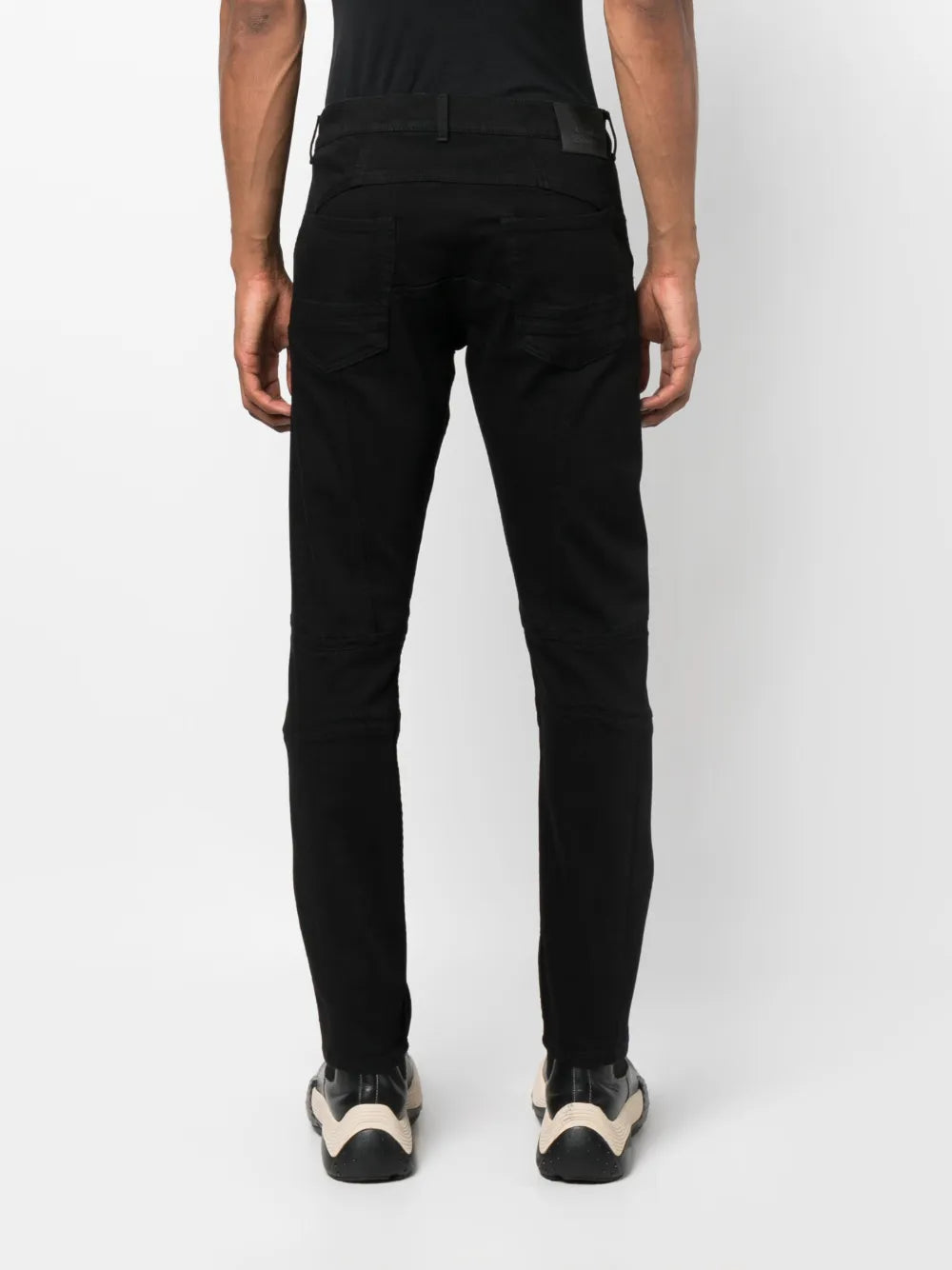 Pantaloni Jeans Slim Alexander McQueen Nero Homme