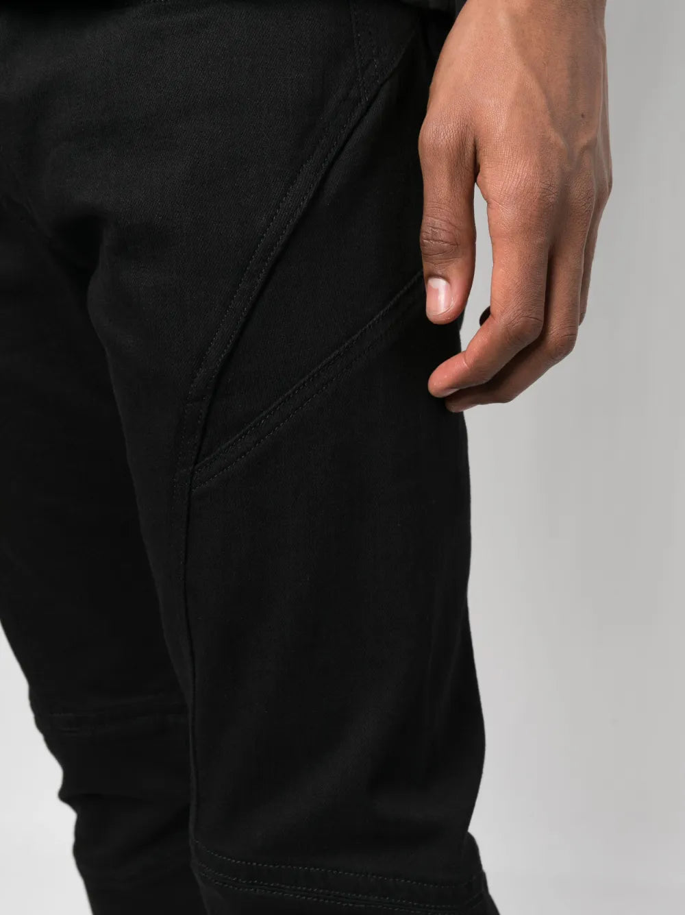 Pantaloni Jeans Slim Alexander McQueen Nero Homme