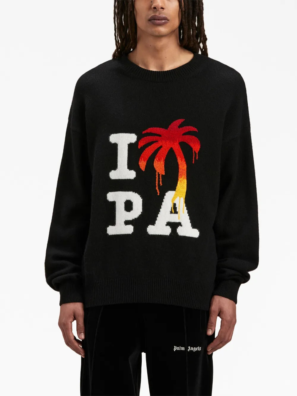 Sweatshirts I love PA Sweater Palm Angels Black Man