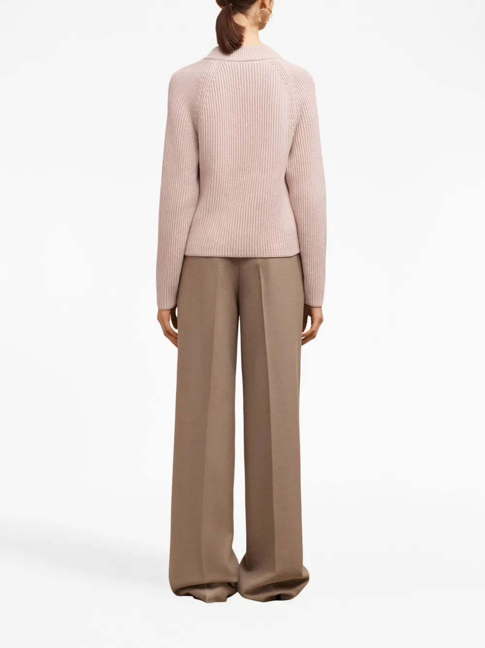 Maille Pull étiquette Ami PARIS Rose Femme