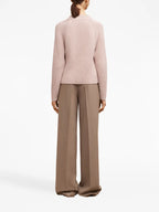 Maille Pull étiquette Ami PARIS Rose Femme