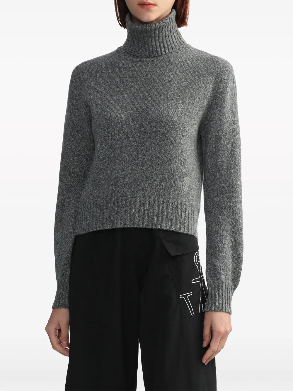 Maille Col roulé Ami de Coeur Ami PARIS Gris Femme