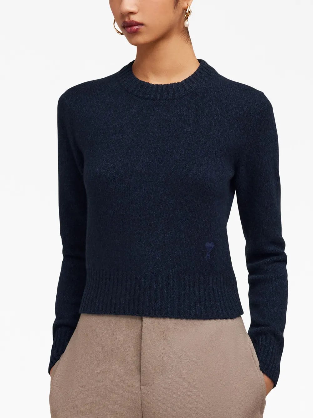 Strickwaren Ami de Coeur Pullover Ami PARIS Dunkelblau Femme