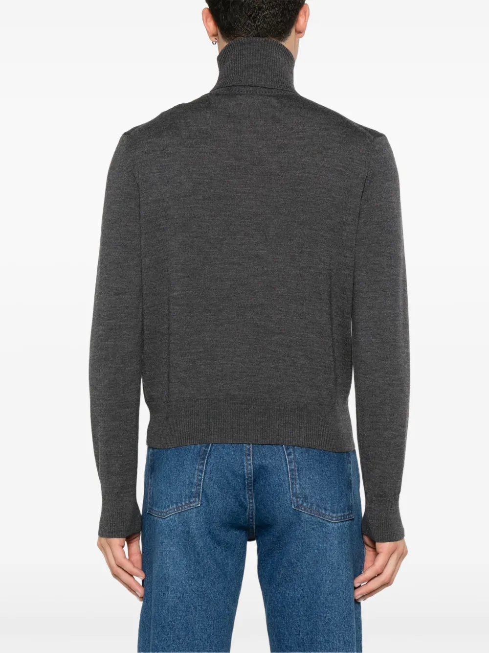 Maille Pull col roulé Ami de Coeur Ami PARIS Gris Femme