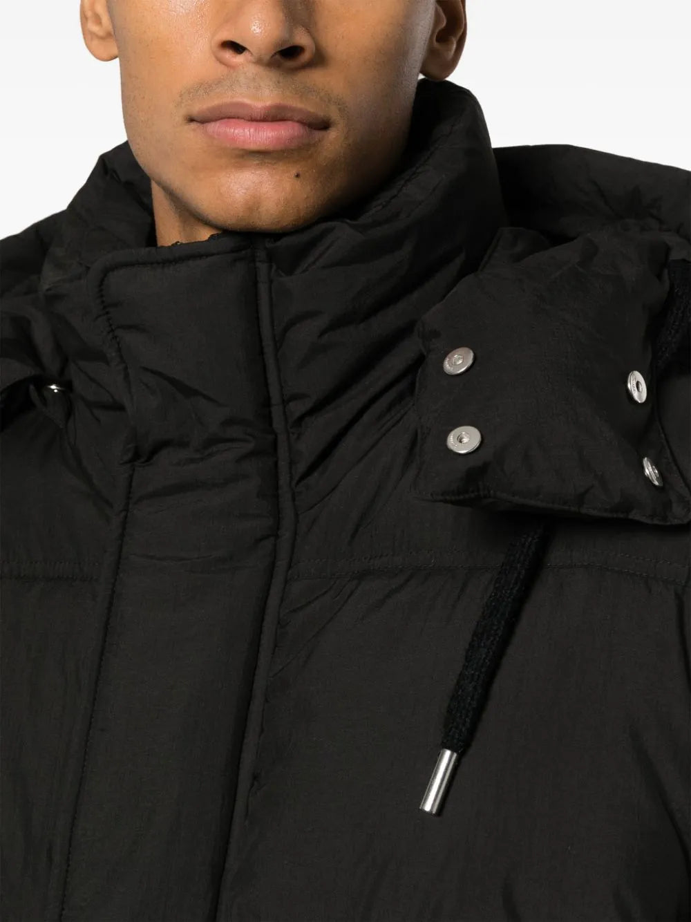 Chaquetas Chaleco de Plumas Sin Mangas Ami PARIS Negro Unisexo