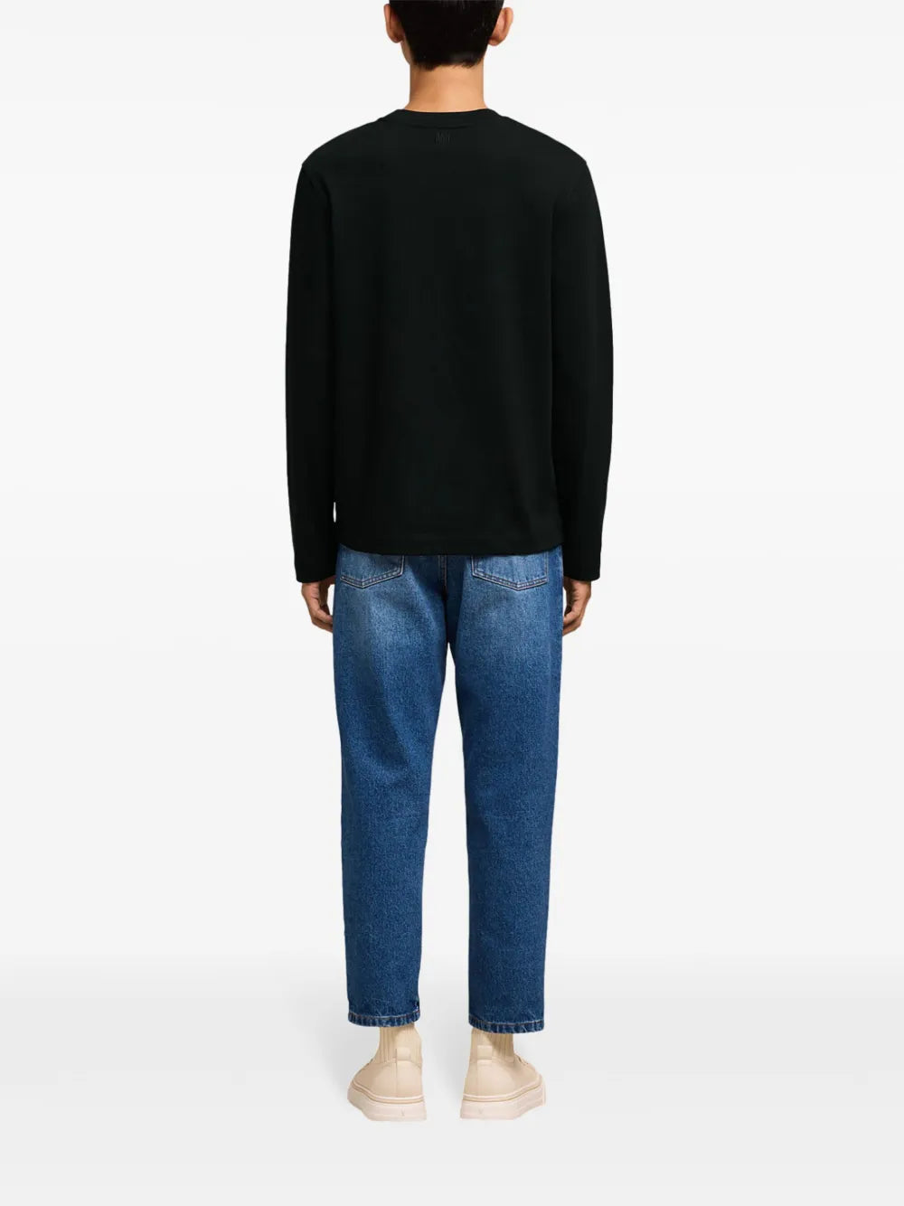 T-shirts Long Sleeve T-shirt Ami PARIS Black Unisex