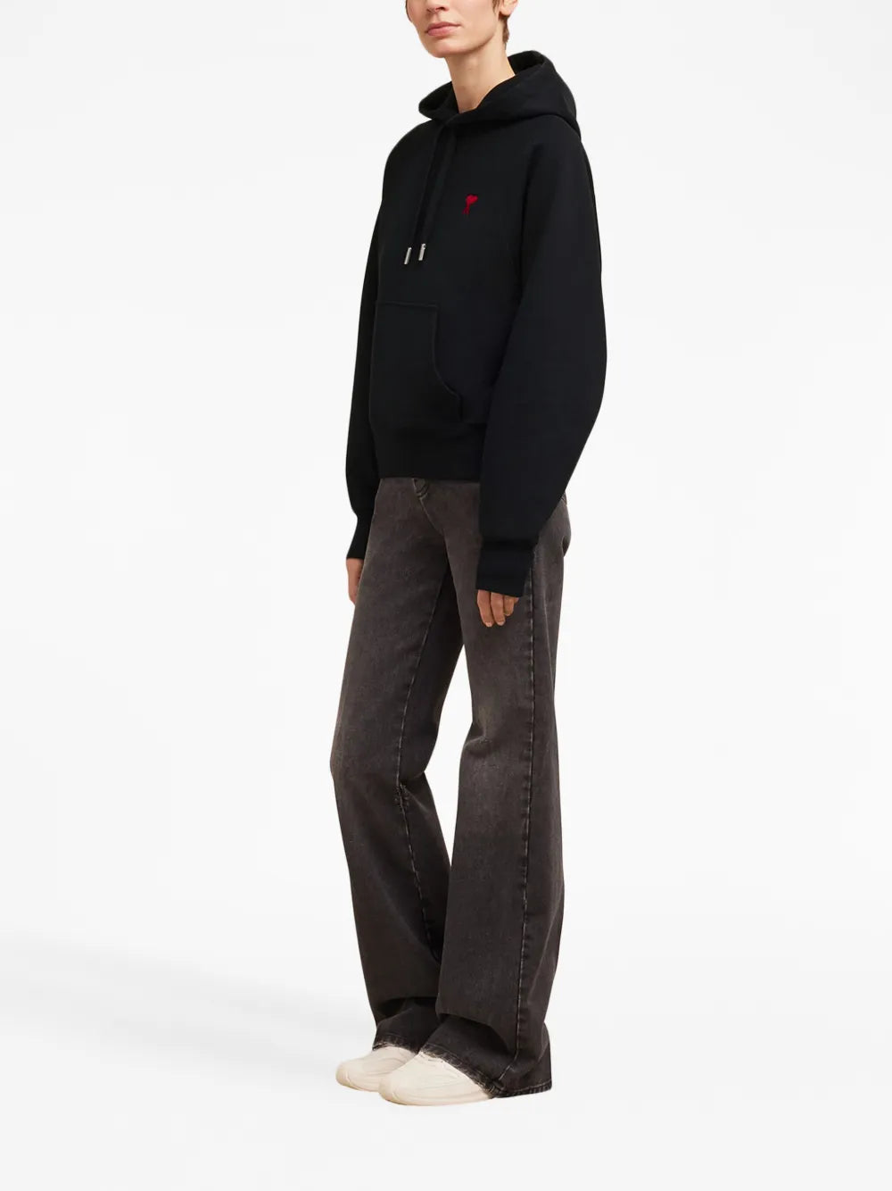 Sweatshirts Sweat à capuche Ami de Coeur Ami PARIS Noir Unisexe