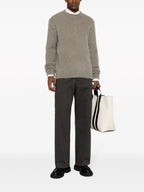 Maille Pull en alpaga Ami PARIS Beige Homme