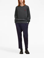 Maglieria Maglione Ami de Coeur Ami PARIS Grigio Homme