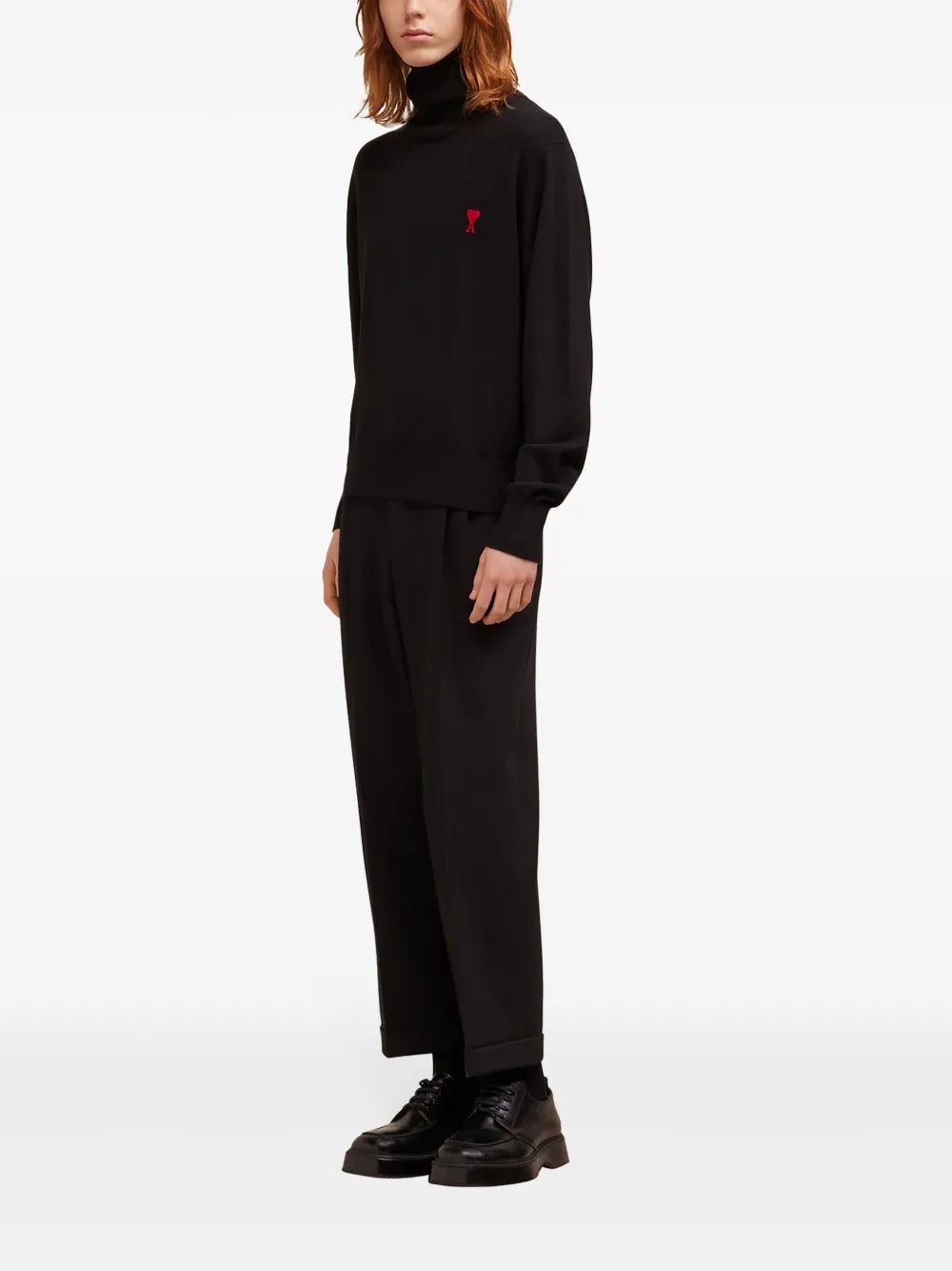 Maille Col roulé Ami de Coeur Ami PARIS Noir Homme