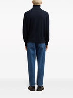 Maille Pull Ami de coeur Ami PARIS Bleu Homme