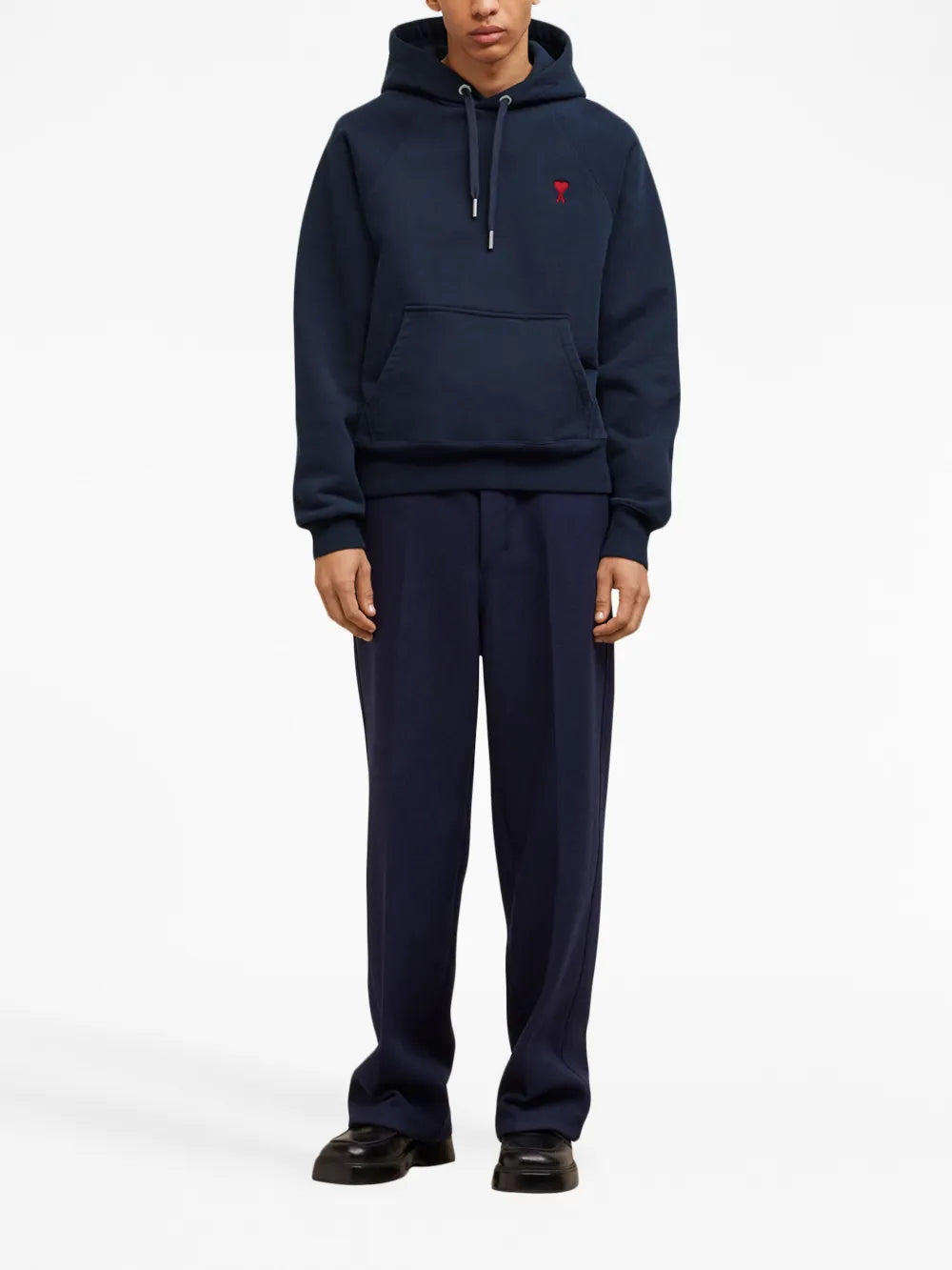 Sweatshirts Sweat à capuche Ami de coeur Ami PARIS Bleu foncé Unisexe