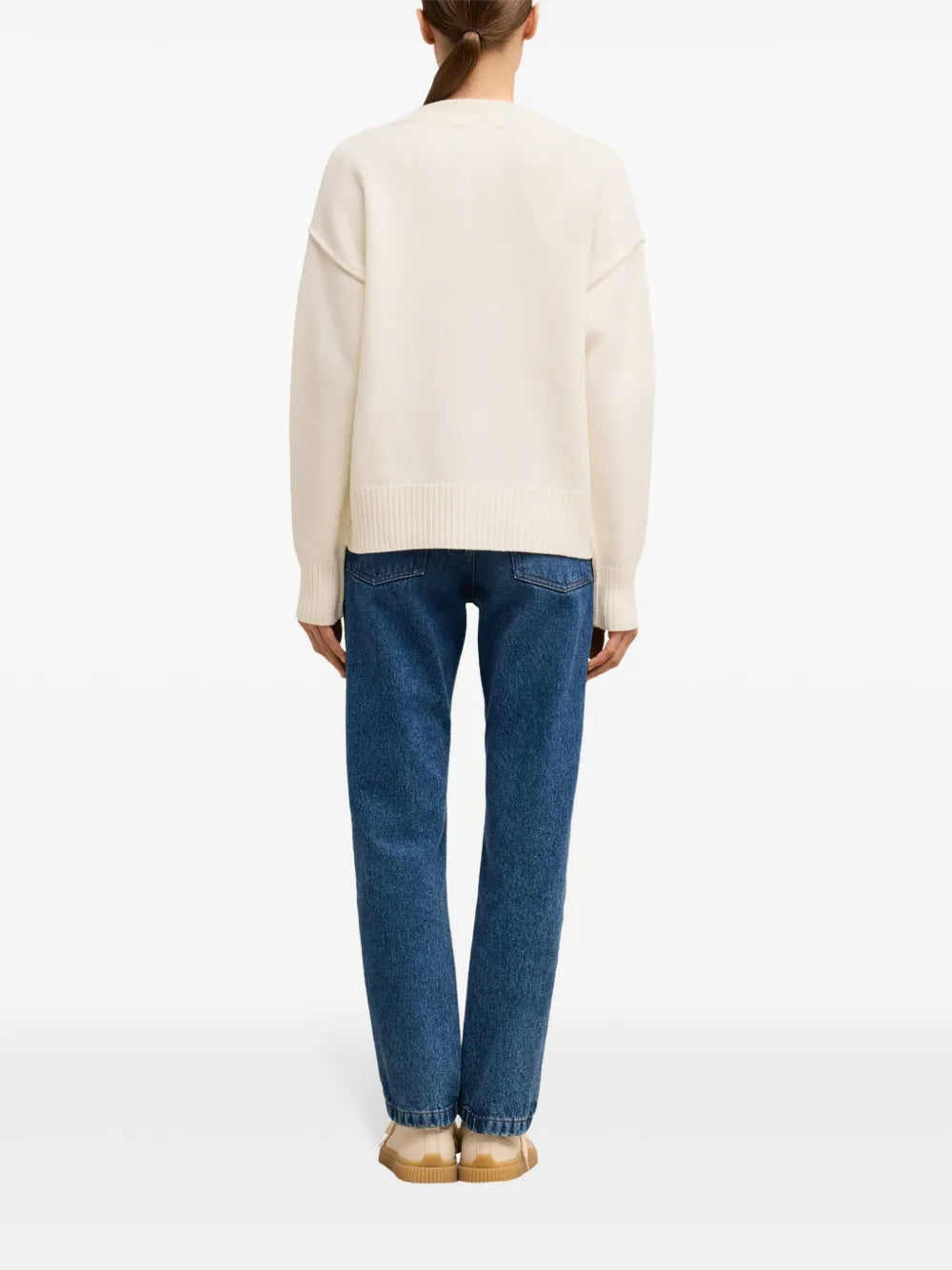 Maglieria Cardigan Ami de Coeur Ami PARIS Bianco Unisex