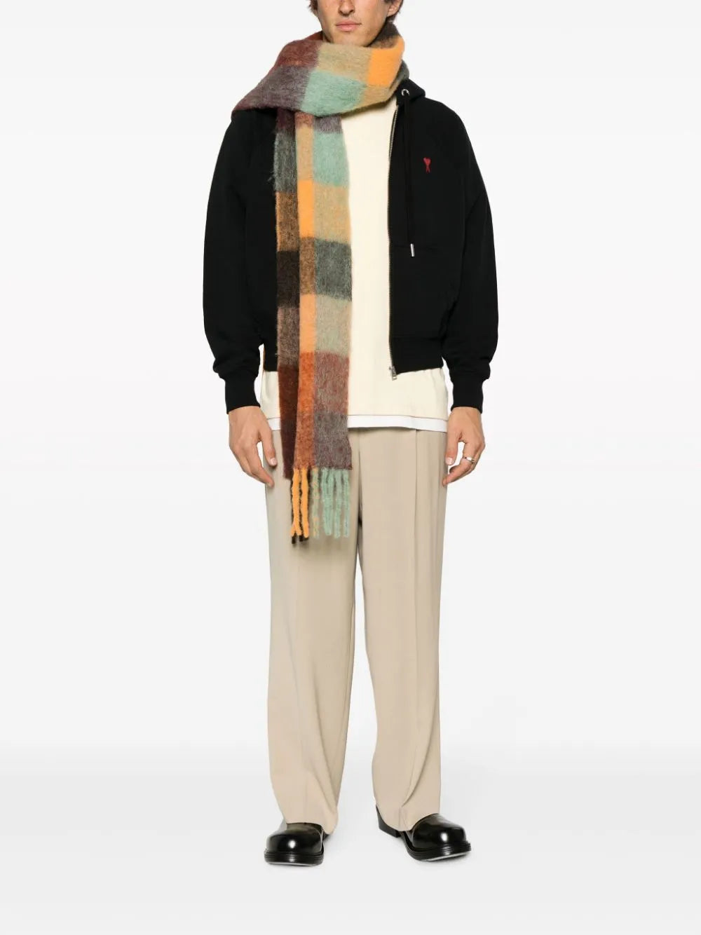 Sweatshirts Ami de Coeur Zip-Up Sweatshirt Ami PARIS Black Unisex