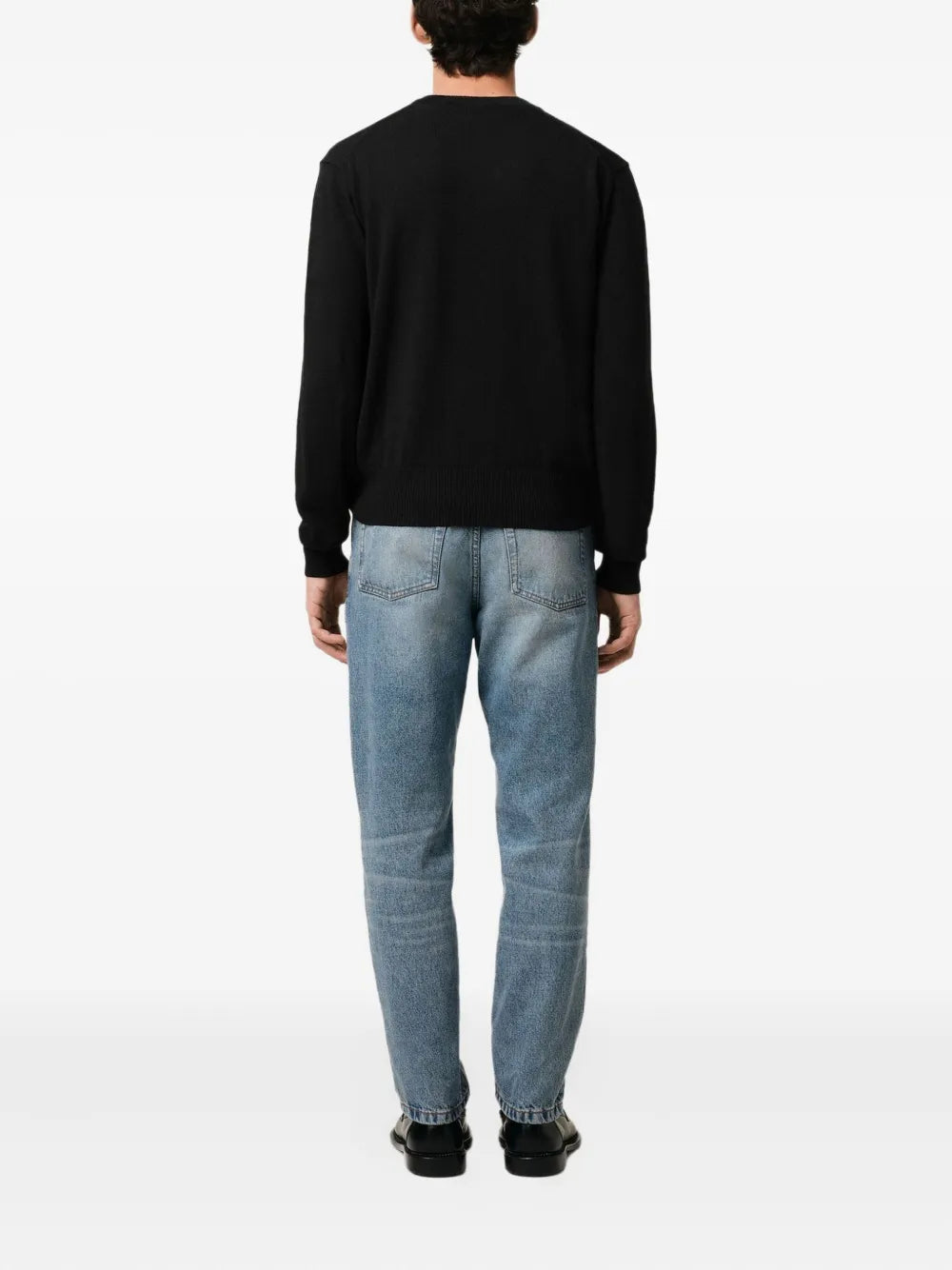 Maille Pull Ami de Coeur Ami PARIS Noir Homme