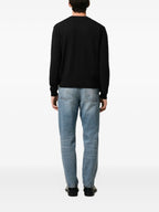 Maille Pull Ami de Coeur Ami PARIS Noir Homme