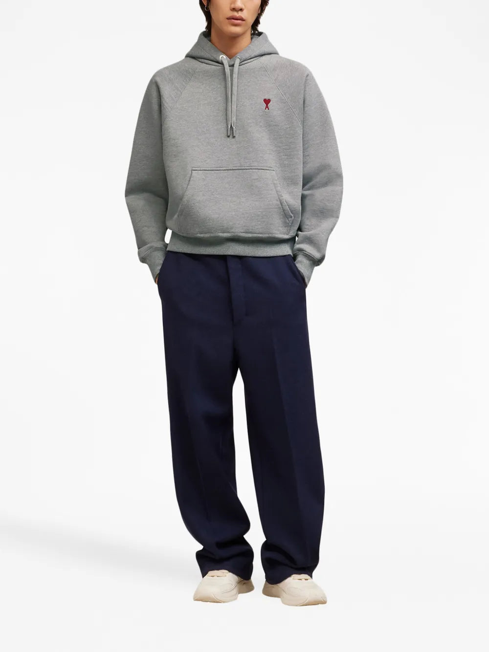 Sweatshirts Sweat à capuche Ami de Coeur Ami PARIS Gris Unisexe