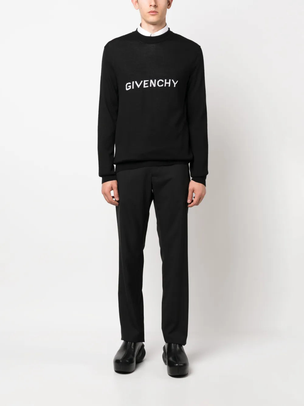 Sweatshirts Pull à logo Givenchy Noir Homme