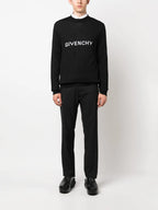 Sweatshirts Pull à logo Givenchy Noir Homme