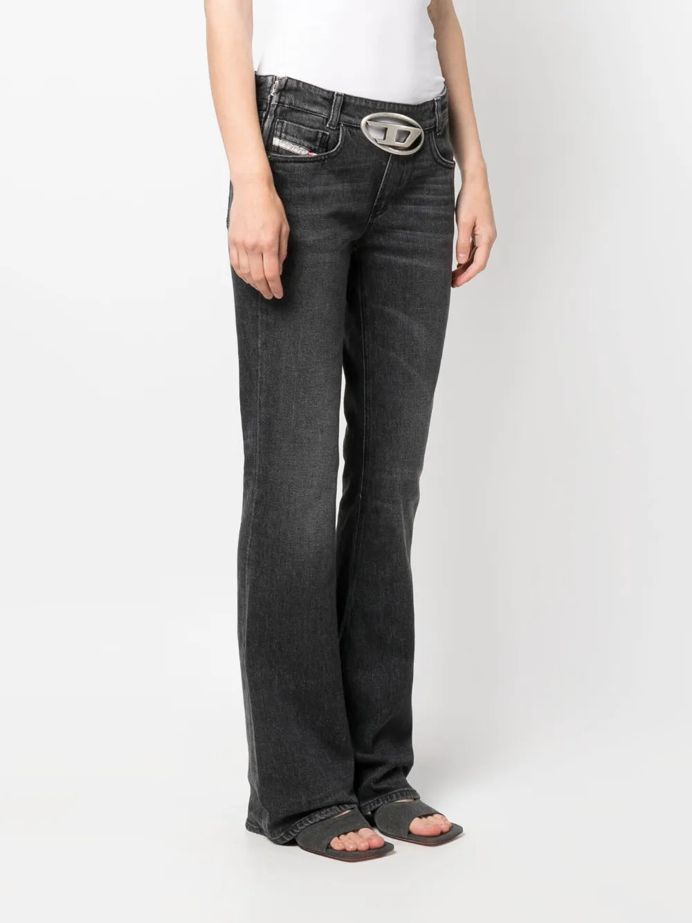 Calças Jeans 1969 D-Ebbey-S2 Diesel Preto Femme