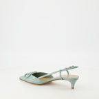 Zapatos de tacón VLogo Pumps Valentino Garavani Verde Femme